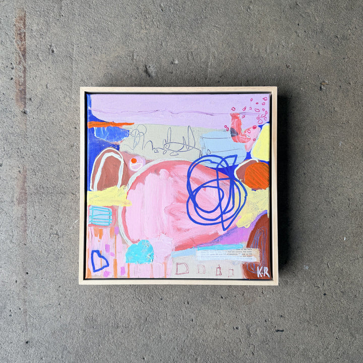 Framed Original Artwork: Warm Streets by Katie Ramage Art