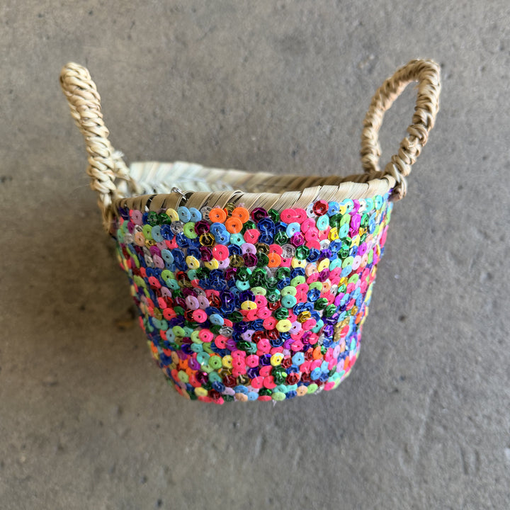 Moroccan Sequin Baskets | Jade and May