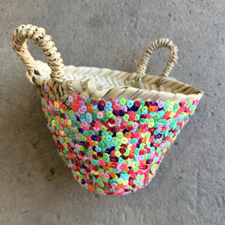 Moroccan Sequin Baskets | Jade and May
