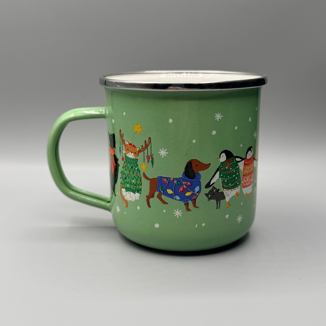 Enamel Mug - Christmas Mugs