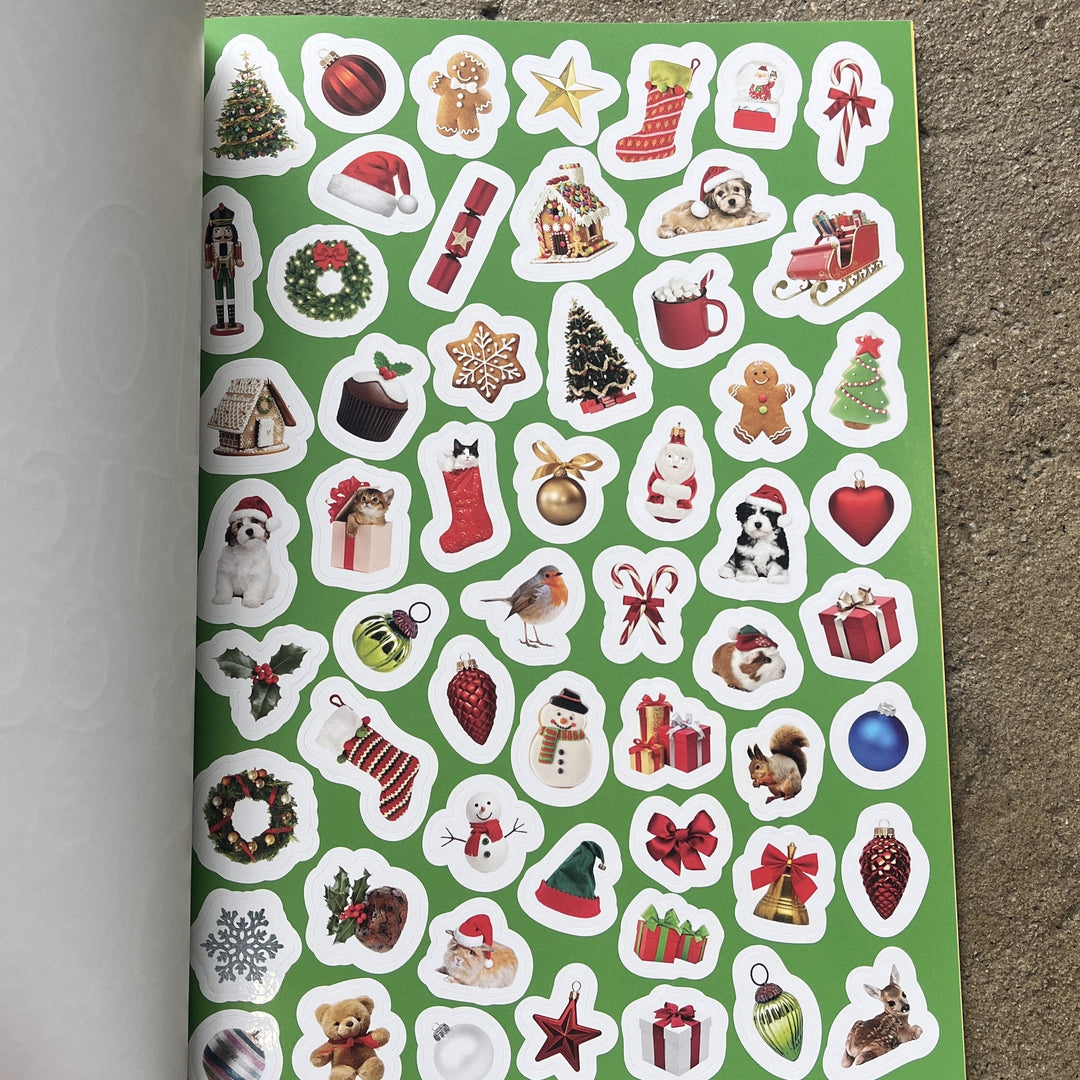 1000 Stickers &amp; Colour Christmas
