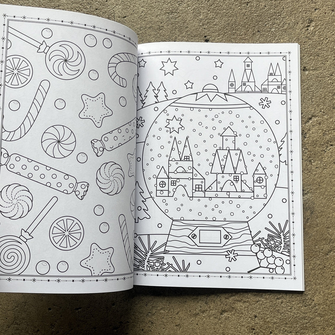 1000 Stickers &amp; Colour Christmas