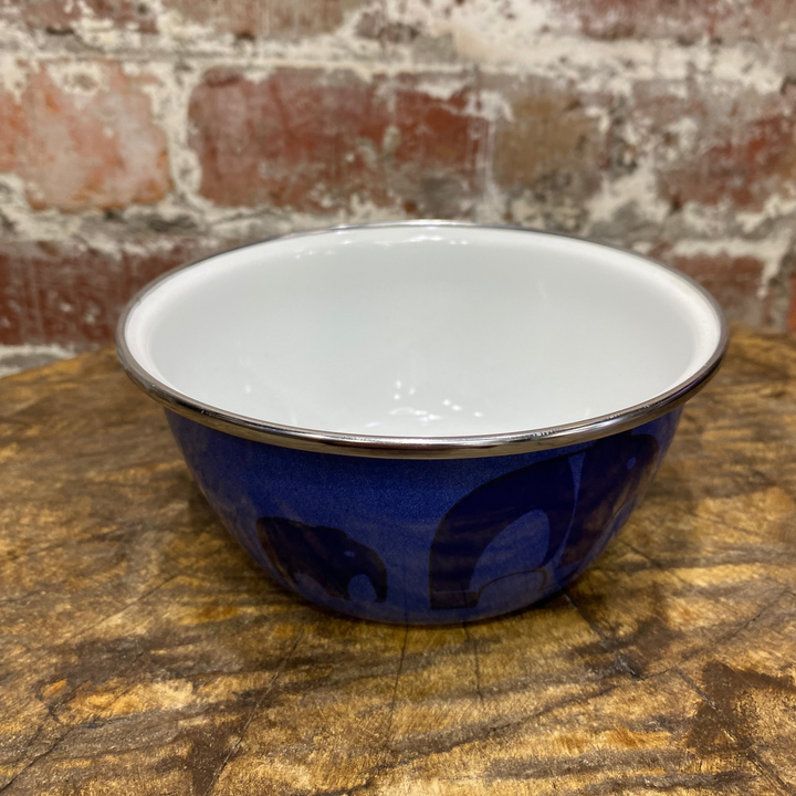 Enamel Bowl - Elephant