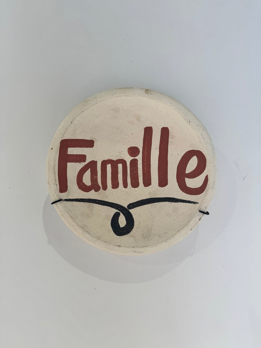 Ceramic Wall Plate - For the wall