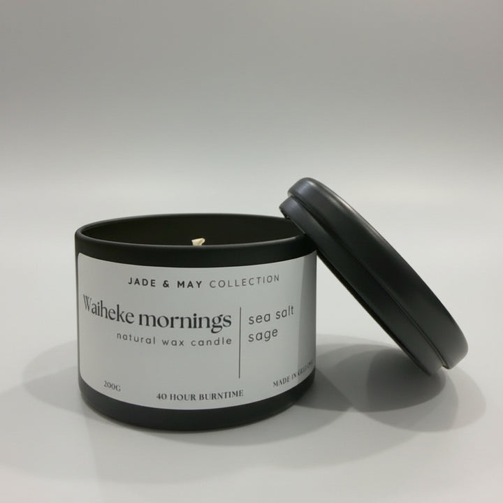Waiheke Mornings Natural Candle  - Essential Oil Candle