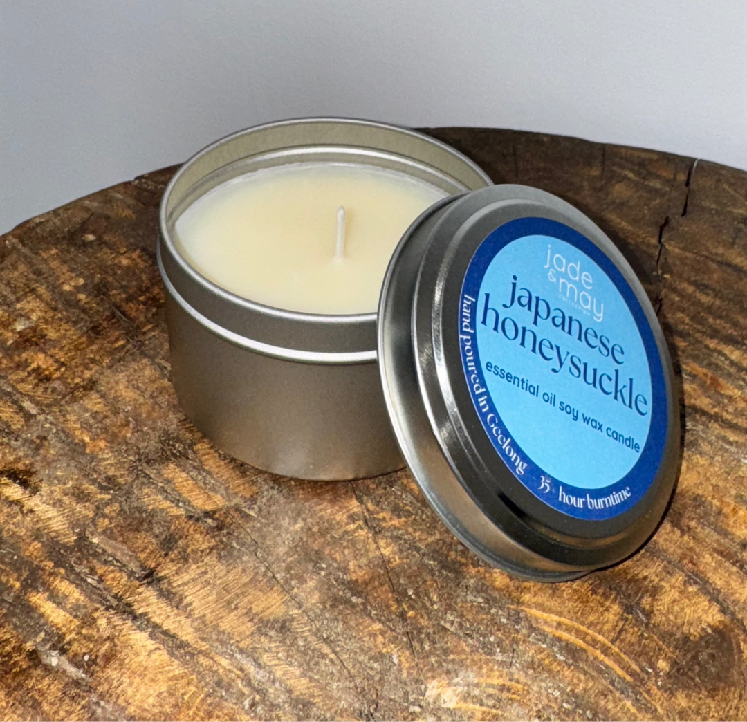 Japanese Honeysuckle Soy Candle  - Essential Oil Candles
