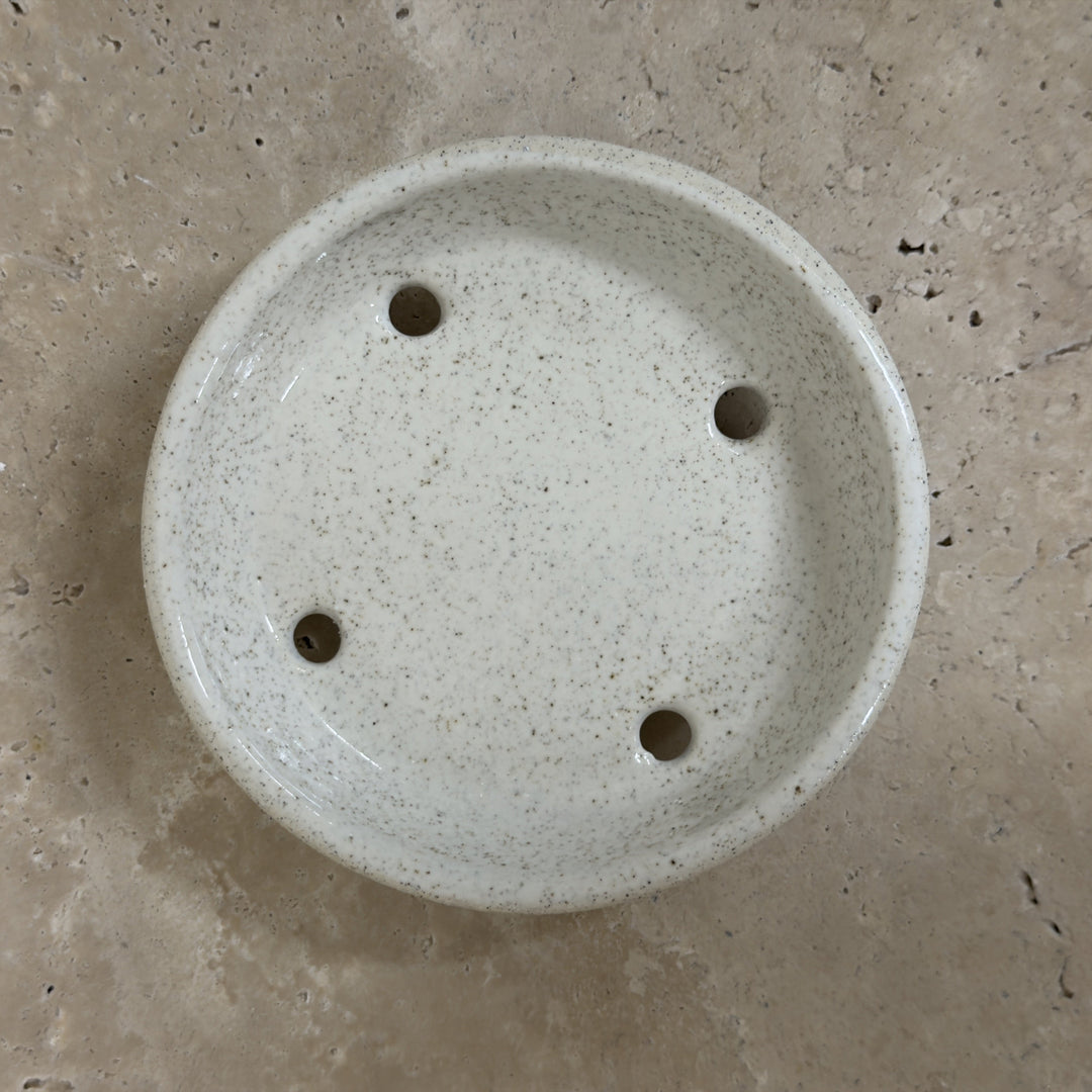 Ceramic Soap Dish with Drainge Holes by Leah Grant Ceramics