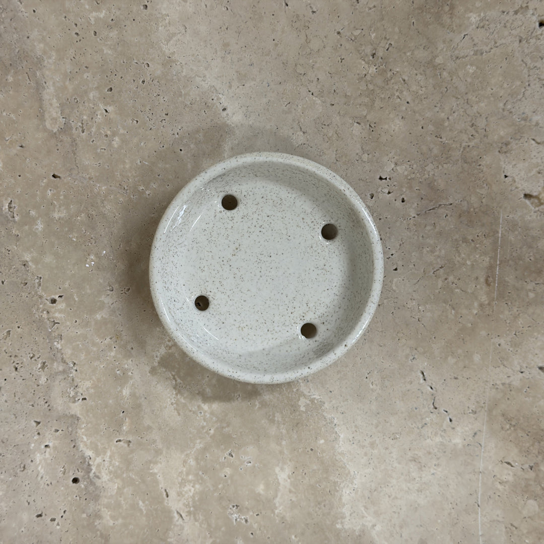 Ceramic Soap Dish with Drainge Holes by Leah Grant Ceramics