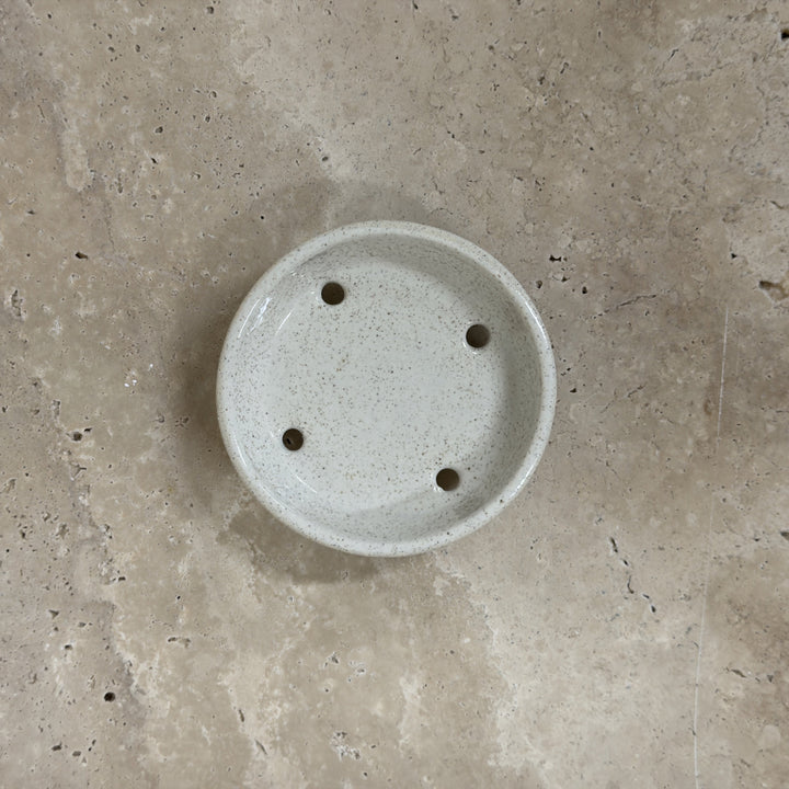 Ceramic Soap Dish with Drainge Holes by Leah Grant Ceramics