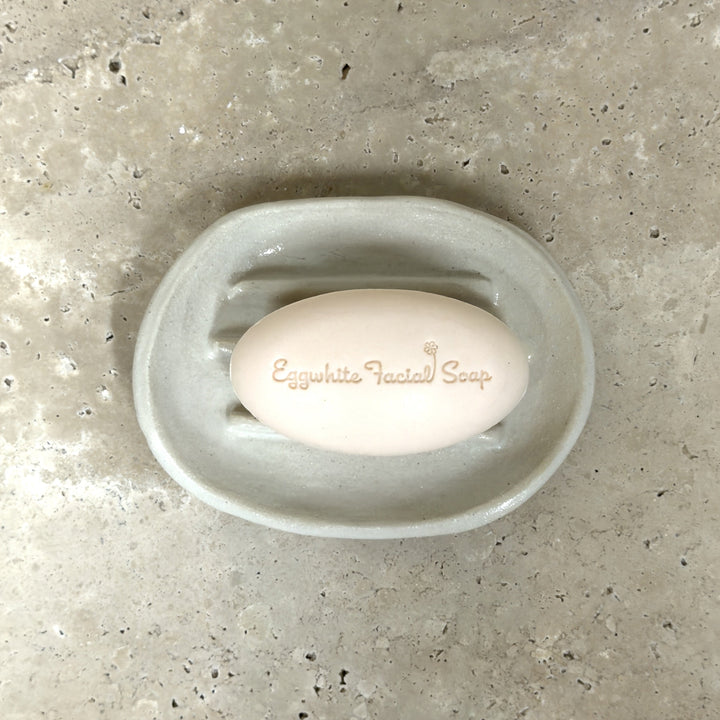 Oval Ceramic Soap Dish by Leah Grant Ceramics