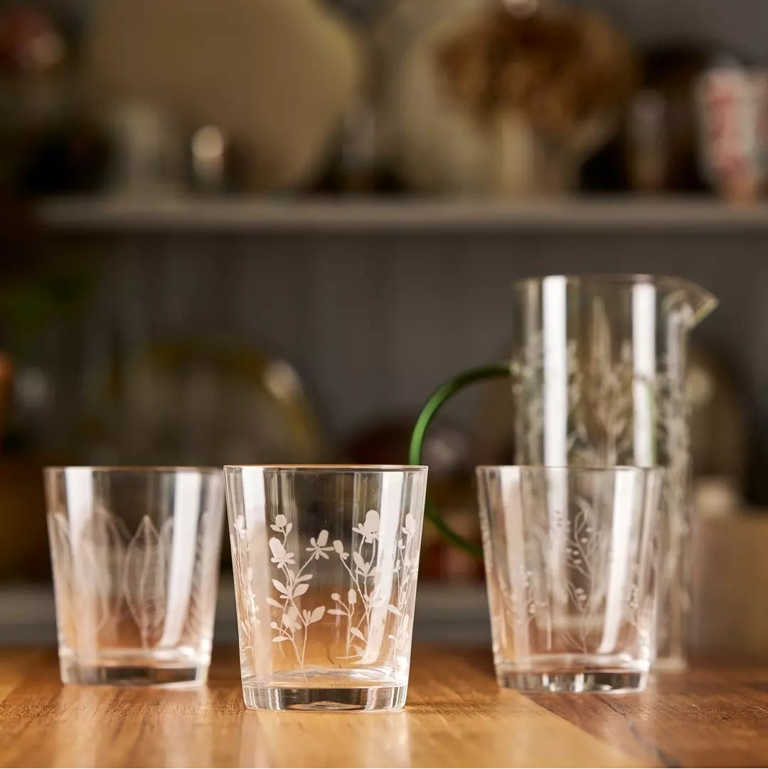 Robert Gordon - Haven Glass Jug with Etched Feature