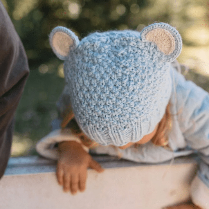 Acorn Kids | Bear Beanie in 3 Colours - Baby & Kids - Acorn Kids