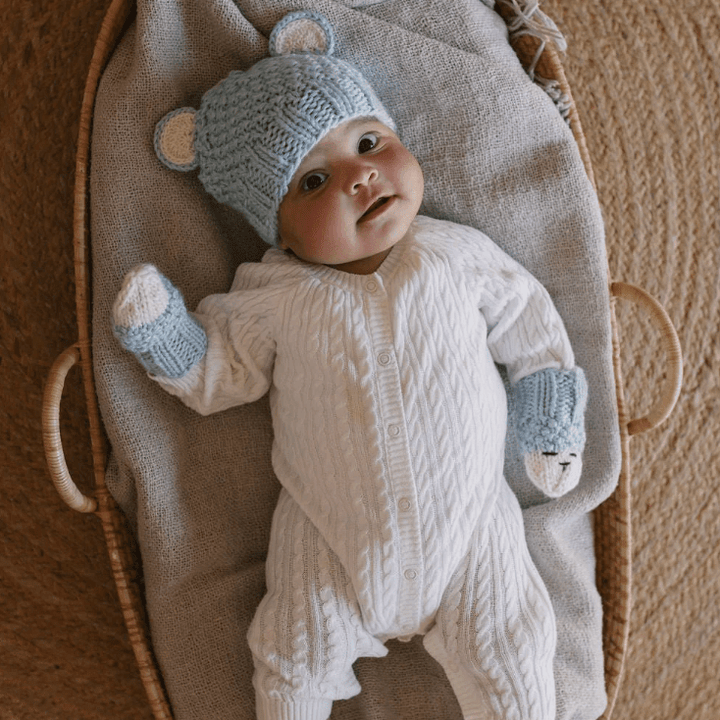 Acorn Kids | Bear Beanie in 3 Colours - Baby & Kids - Acorn Kids