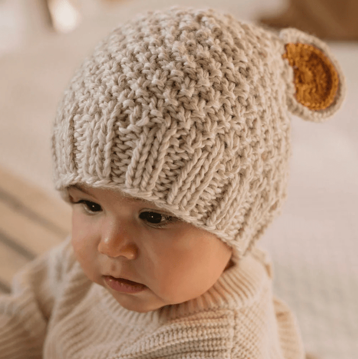 Acorn Kids | Bear Beanie in 3 Colours - Baby & Kids - Acorn Kids