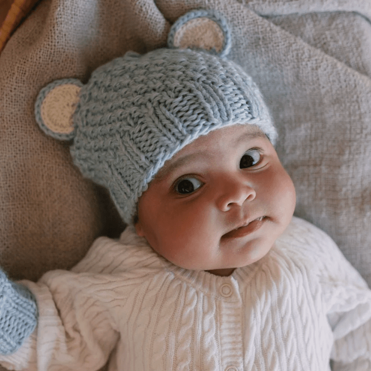 Acorn Kids | Bear Beanie in 3 Colours - Baby & Kids - Acorn Kids