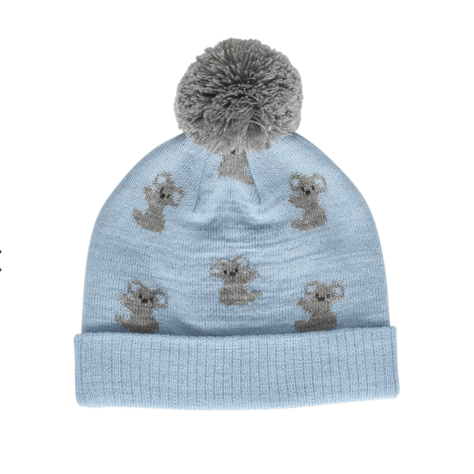 Acorn Kids | Merino Wool Beanie in Koala, Lemon &amp; Puppy - Baby &amp; Kids - Acorn Kids