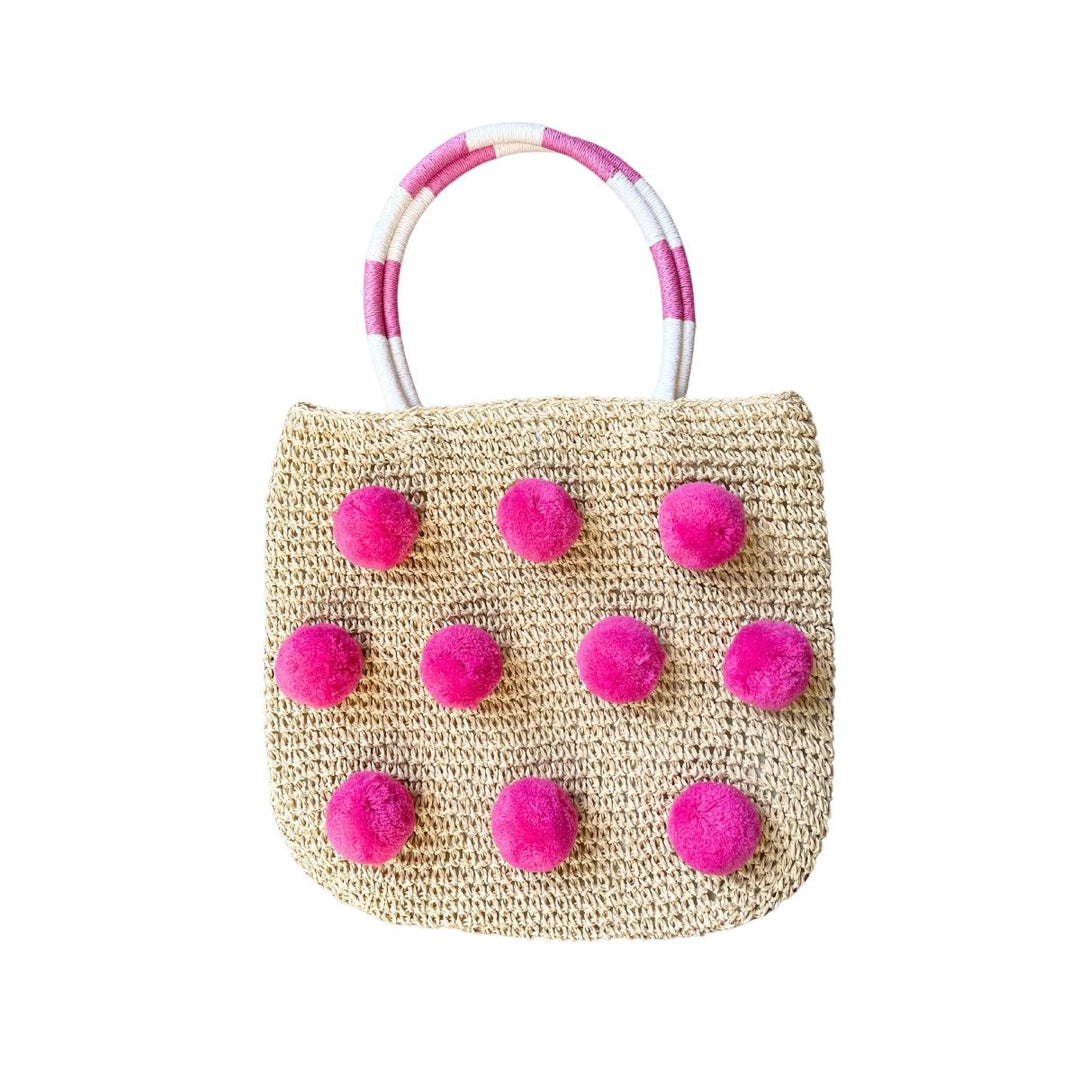 Acorn Kids | Vienna Pom Pom Crocheted Bag - Baby & Kids