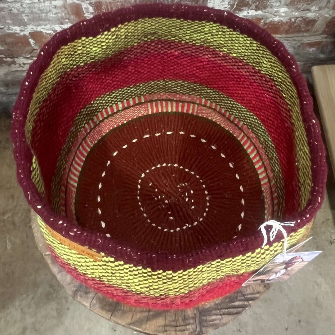 African Basket - Jua Nifty Knit Small Planter or Storage - Baskets