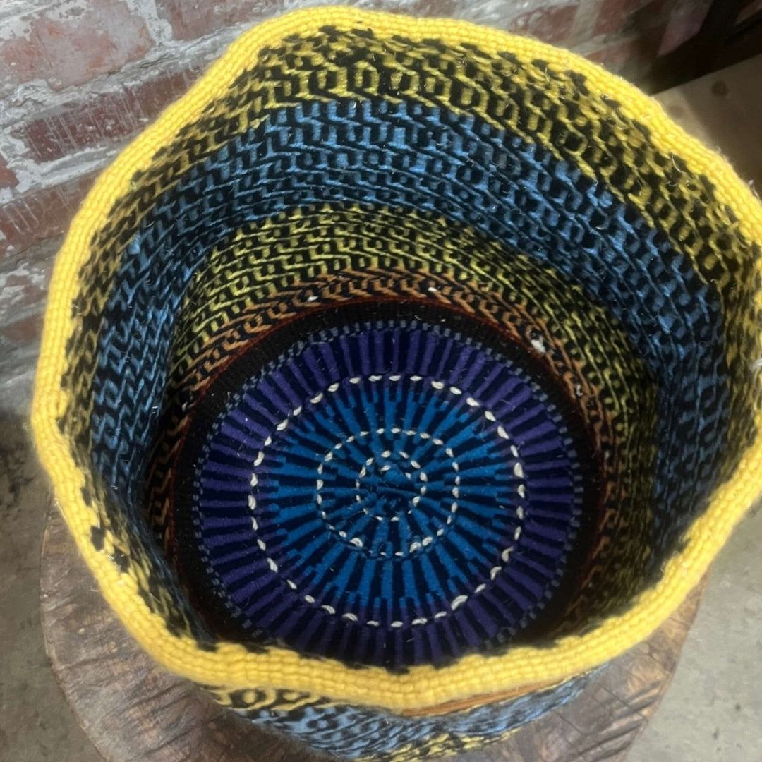 African Basket - Jua Nifty Knit Small Planter or Storage - Baskets