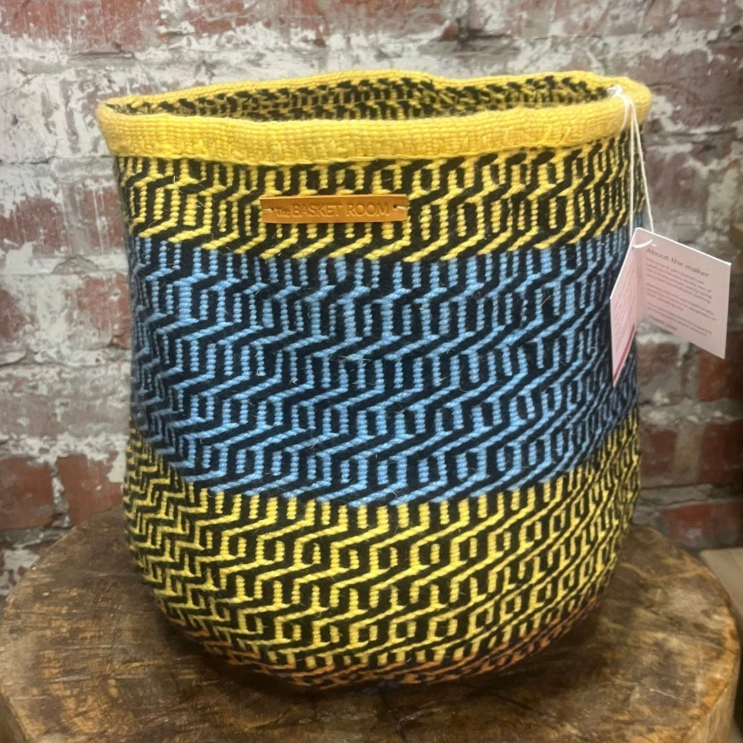 African Basket - Jua Nifty Knit Small Planter or Storage - Baskets