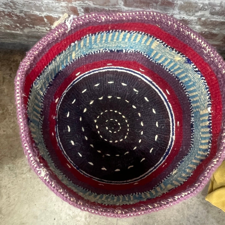 African Basket - Machweo Nifty Knit Laundry Basket - Baskets