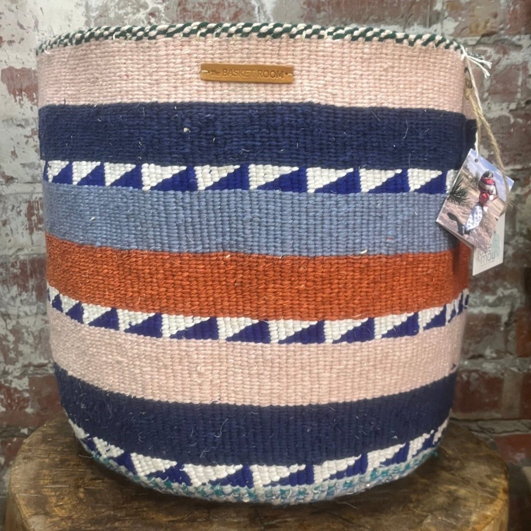 African Basket - Machweo Nifty Knit Laundry Basket - Baskets