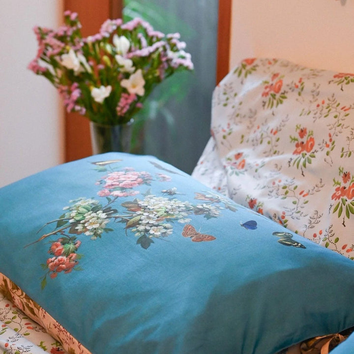 Albertine Organic Cotton Pillowcase Set | Lazybones Australia-Pillow Case-Lazybones Australia