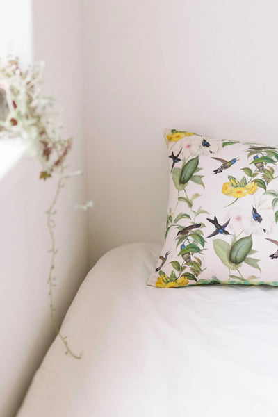 Hummingbird Pillowcase Set | Lazybones Australia-Pillow Case-Jade and May