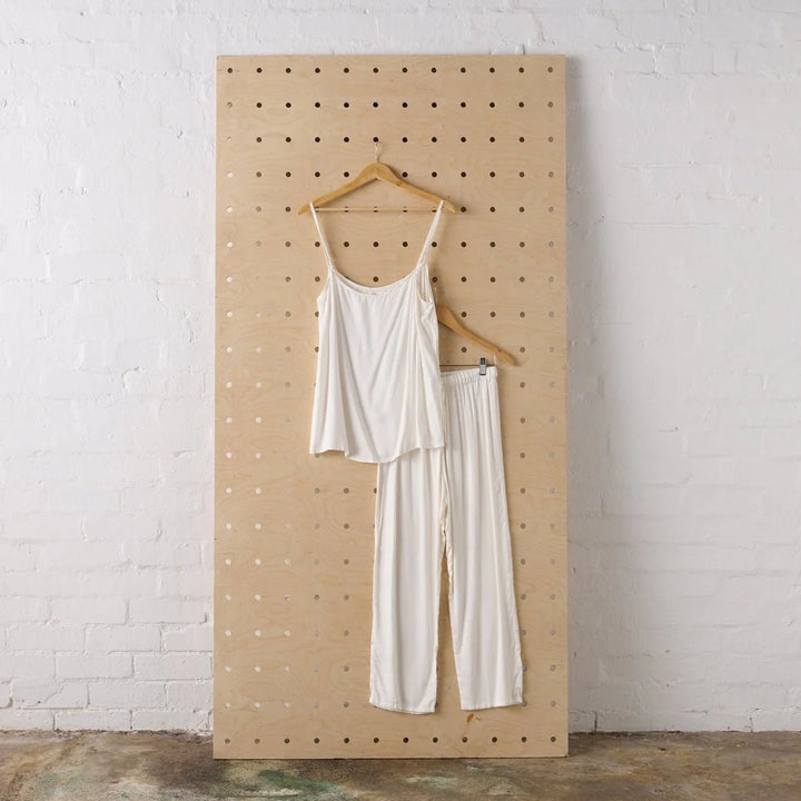 Bamboo Pyjama &amp; Bathrobe Bundle in White - Standard Length - Bundles - Jade and May Sleepwear