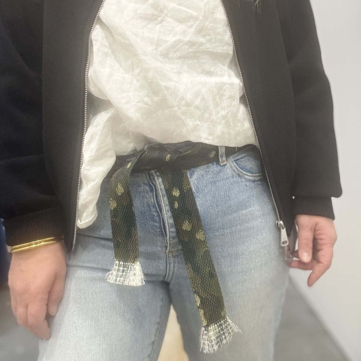 Bands of L.A | Camoflage Print Woven Belt - Belt