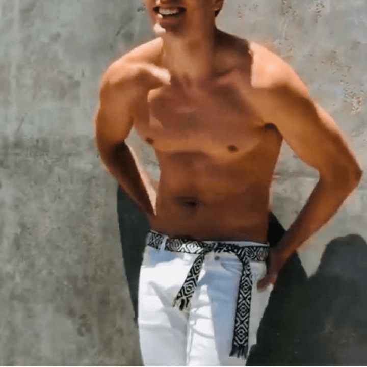 Bands of L.A XXX Black & Natural Woven Belt - Belt