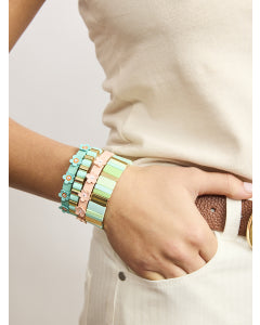 Daisy Pop Tile Bracelets by Tiger Tree
