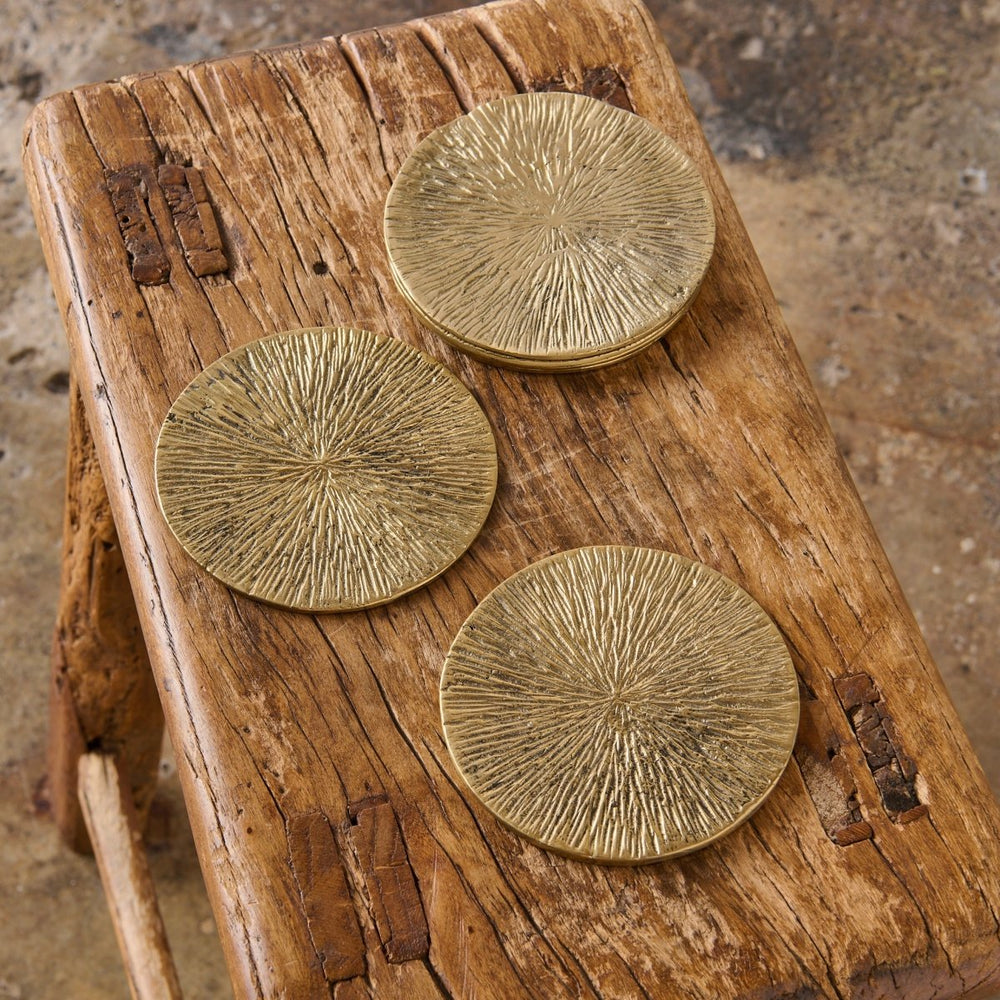 Brass Coasters - Brass