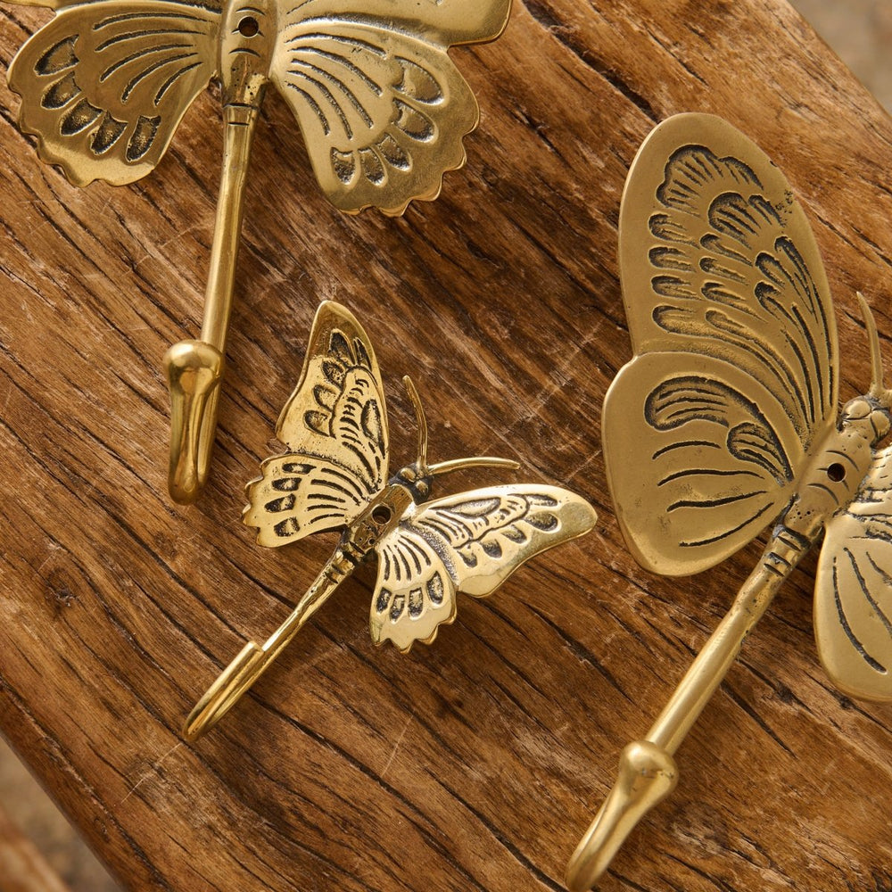 Brass Hook - Butterfly - Brass Hook