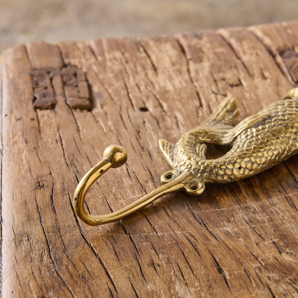 Brass Hook - Mermaid - Brass Hook