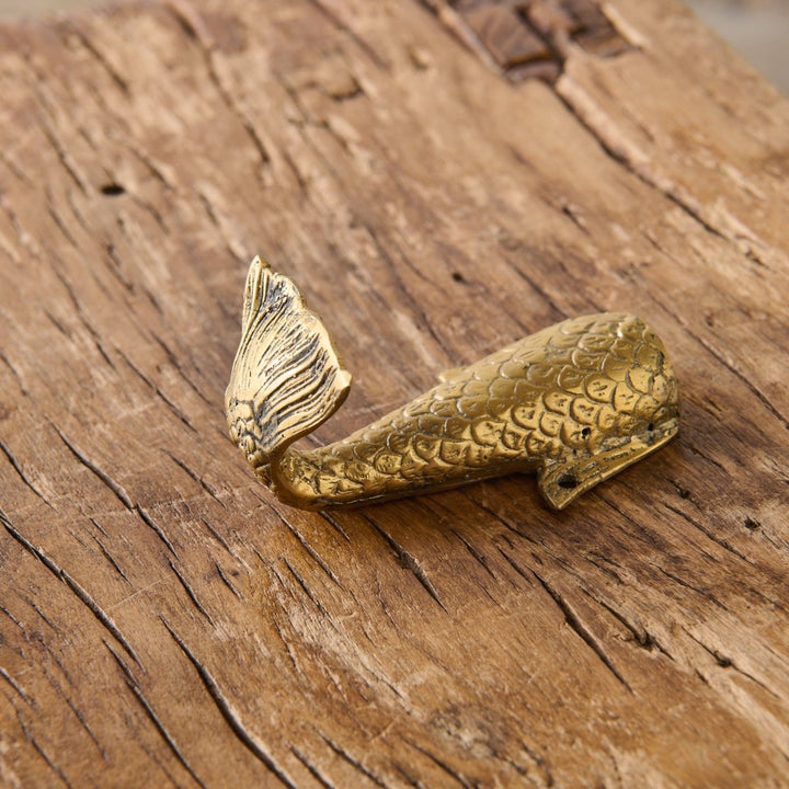 Brass Hook - Mermaid Tail - Brass Hook