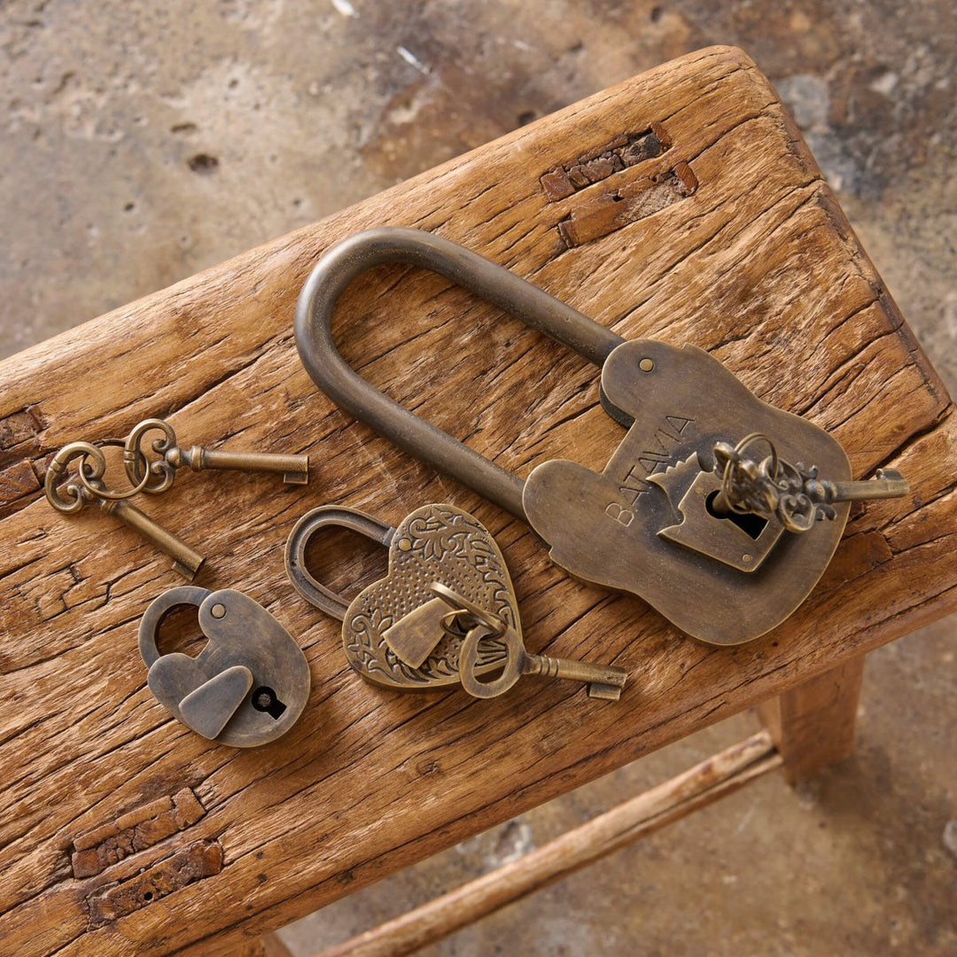 Brass Padlock | 3 Styles - Brass - Jade and May
