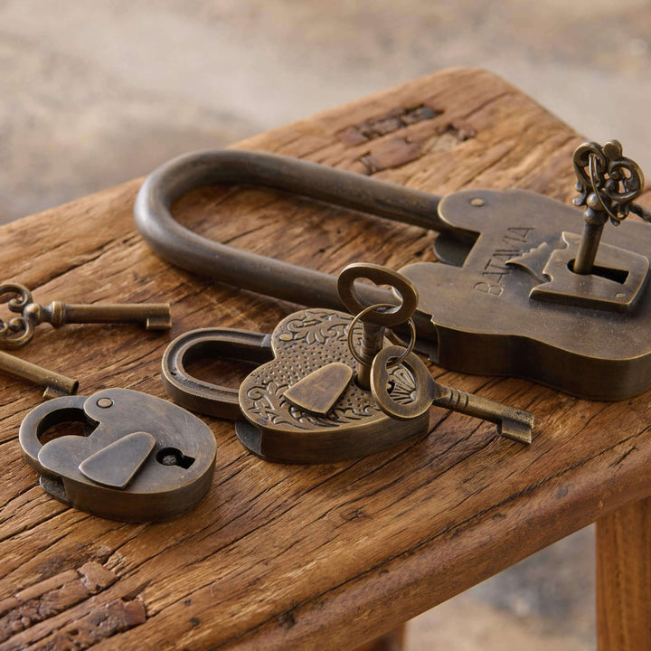 Brass Padlock Collection | Brass Homewares-Brass-Jade and May