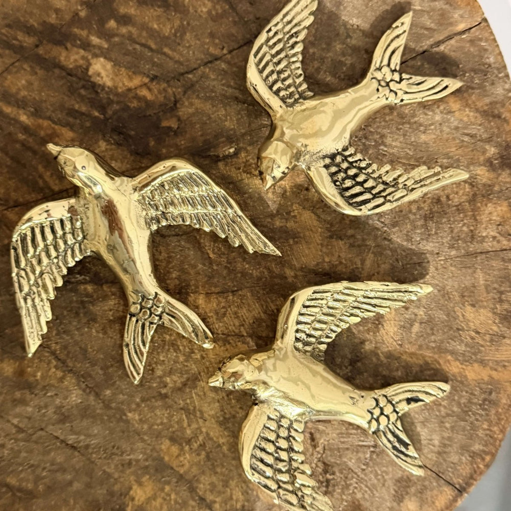 Brass Swallow | Brass Decor - Brass Decor - Jade and May