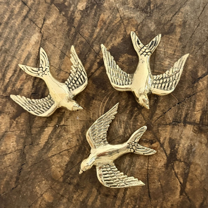 Brass Swallow | Brass Decor - Brass Decor - Jade and May