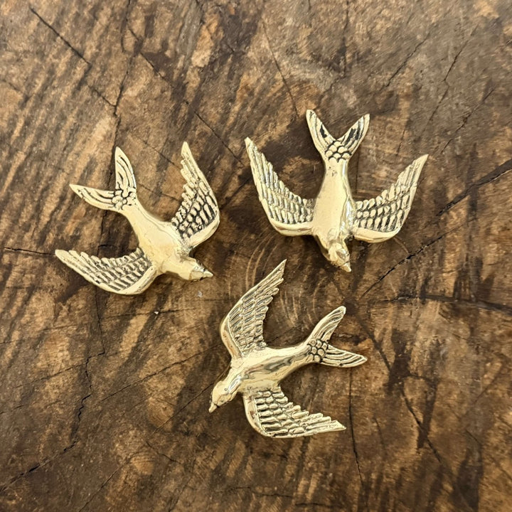 Brass Swallow | Brass Decor - Brass Decor - Jade and May