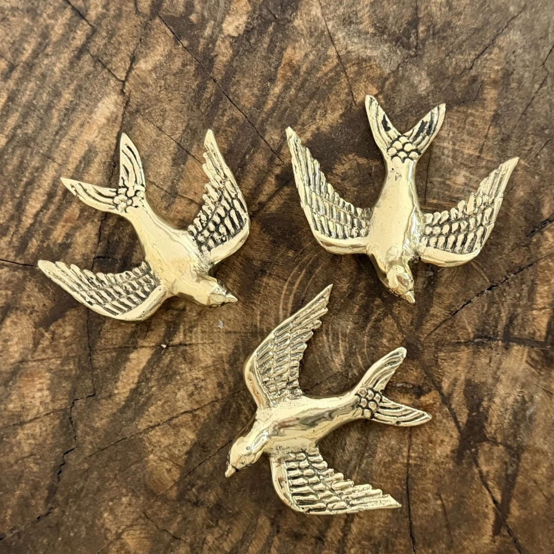 Brass Swallow | Brass Decor - Brass Decor - Jade and May