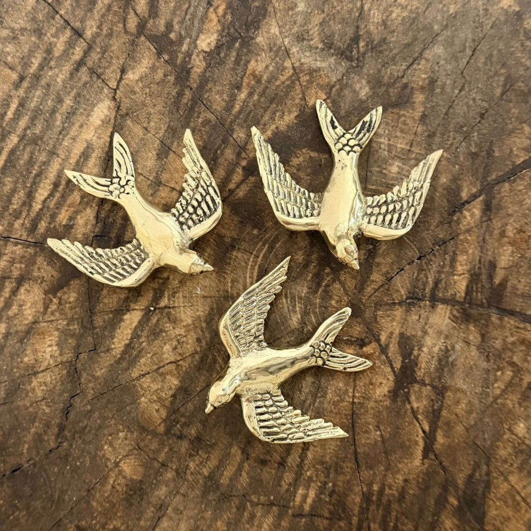 Brass Swallow | Brass Decor - Brass Decor - Jade and May