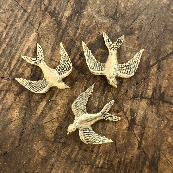 Brass Swallow | Brass Decor - Brass Decor - Jade and May