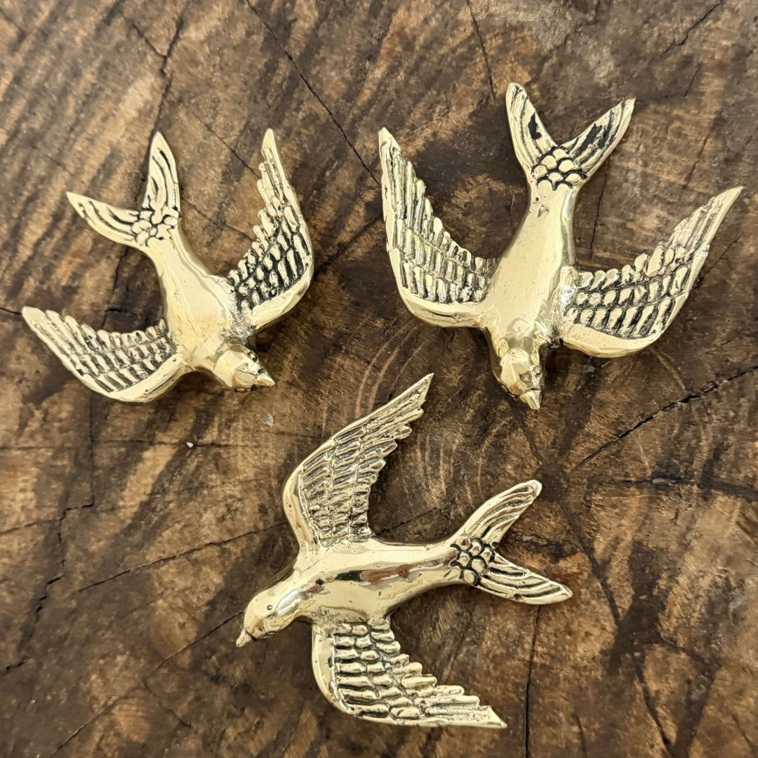 Brass Swallow | Brass Decor - Brass Decor - Jade and May
