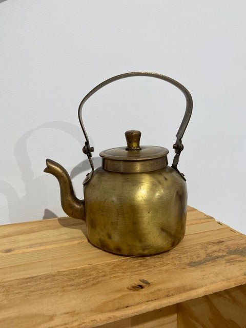Brass Teapot - Indian Vintage-Vintage-Teapot-Jade and May
