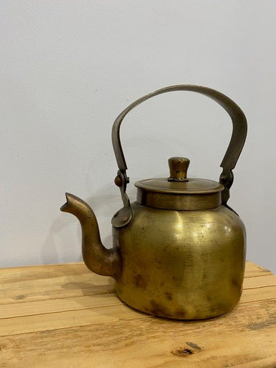 Brass Teapot - Indian Vintage-Vintage-Teapot-Jade and May
