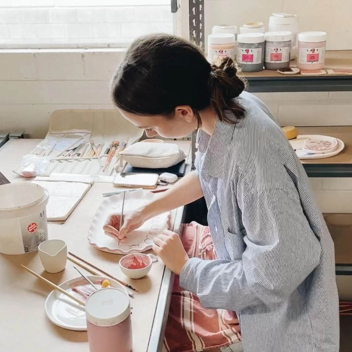 Ceramic Keep Cup - Love Heart | Kim Wallace Ceramics X Studio Partridge - Reusable Coffee Cup - KIm Wallace Ceramics