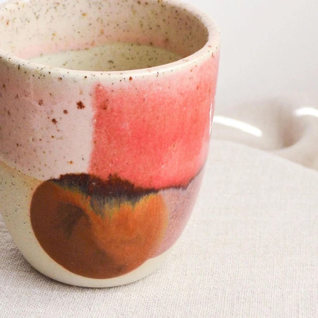Ceramic Keep Cup - Outback | Kim Wallace Ceramics - Reusable Coffee Cup - KIm Wallace Ceramics