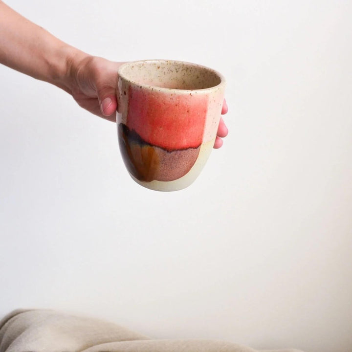 Ceramic Keep Cup - Outback | Kim Wallace Ceramics - Reusable Coffee Cup - KIm Wallace Ceramics